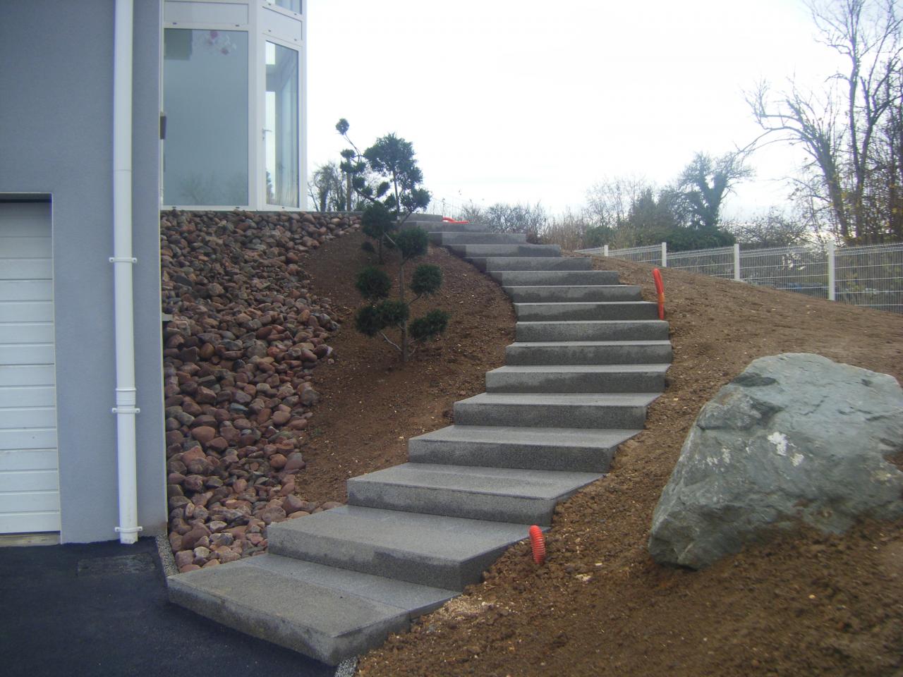 Création d'escalier en béton à Épinal
