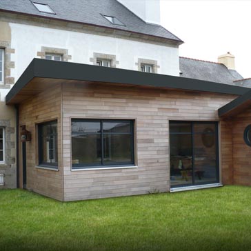 Extension de maison dans les Vosges